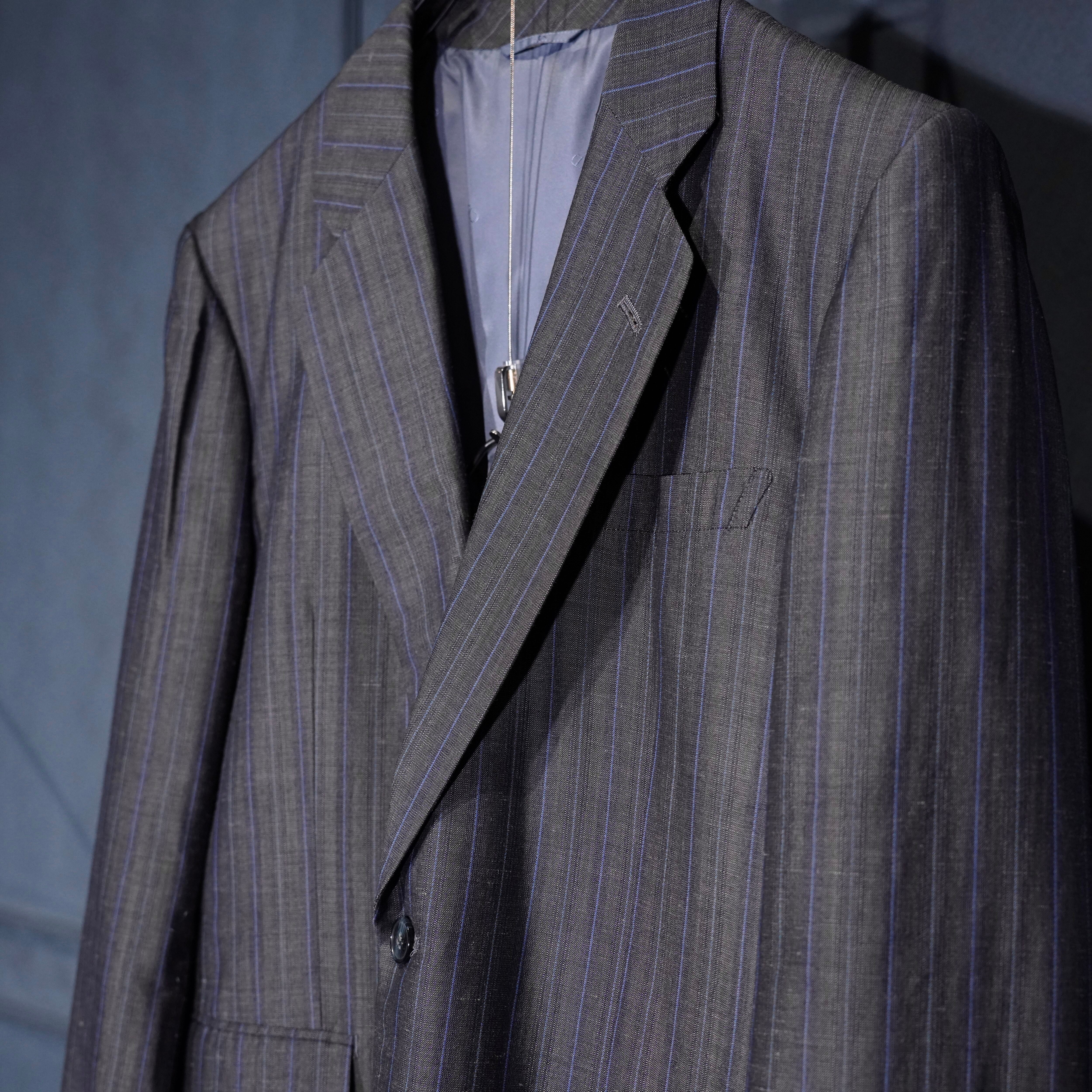 Christian Dior STRIPE PATTERNED DESIGN SET UP SUIT/クリスチャン