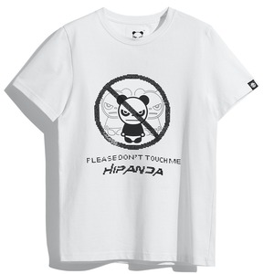 送料無料【HIPANDA ハイパンダ】レディース プリント&スパンコール Tシャツ / WOMEN'S PRINTED SEQUINS SHORT SLEEVED T-SHIRT / WHITE・BLACK