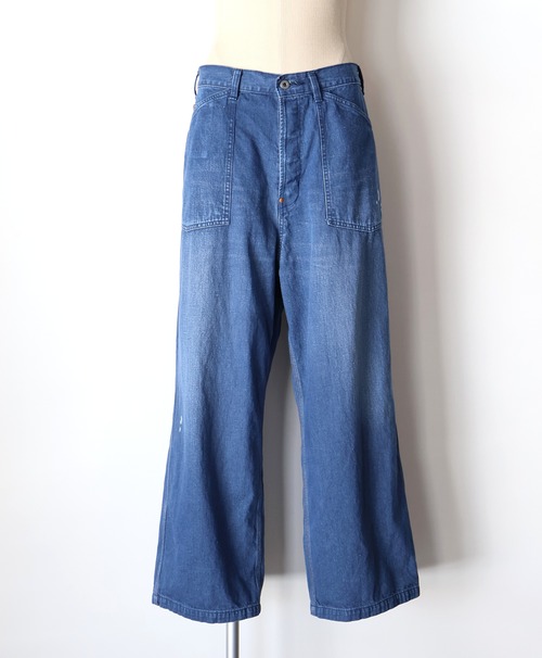 Gurank “ Distressed 3stitch Painter Pants “