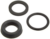 KVK シャワーホースパッキンセット PZKF26-3 ブラック