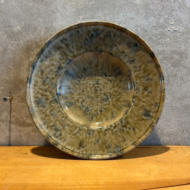 すゑもの亀屋 平沢崇義 彩釉 リム皿
