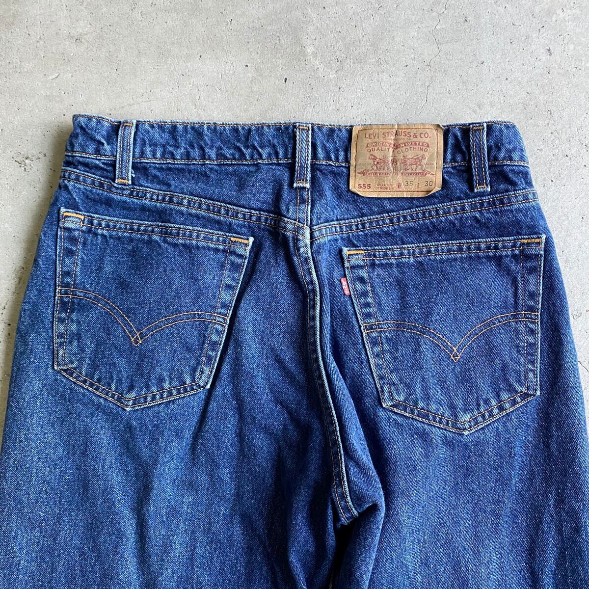 90年代 90s USA製 Levi's リーバイス 555 RELAXED FIT ワイド