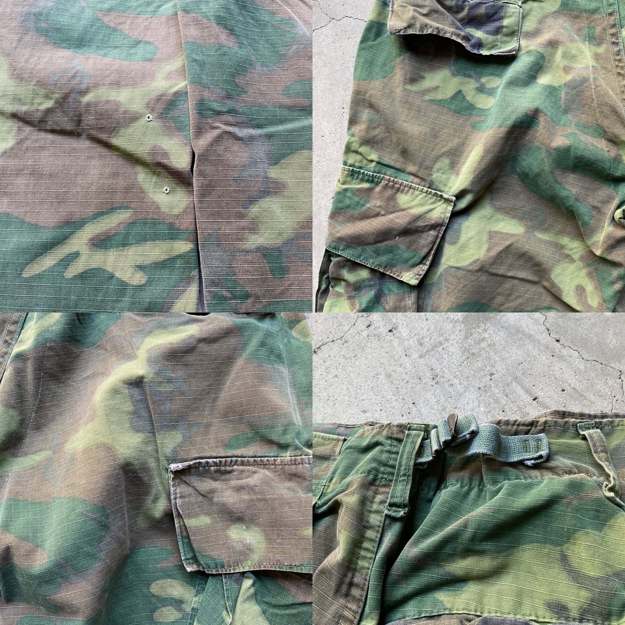 69年納品 60年代 U.S.ARMY 米軍実品 アメリカ軍 グリーンリーフカモ