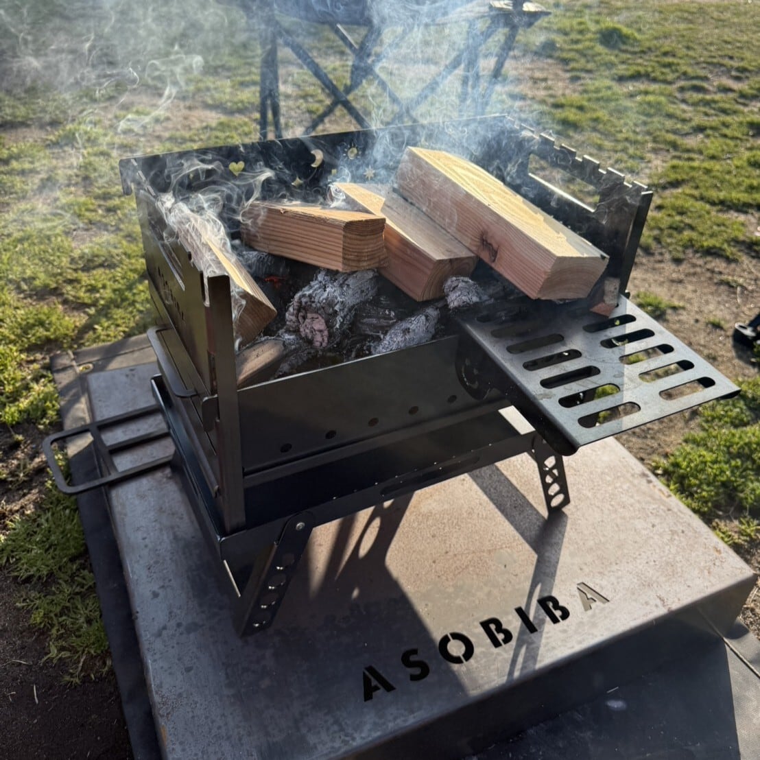 KASIME BASE｜焚き火台用ベースプレート | ASOBIBA