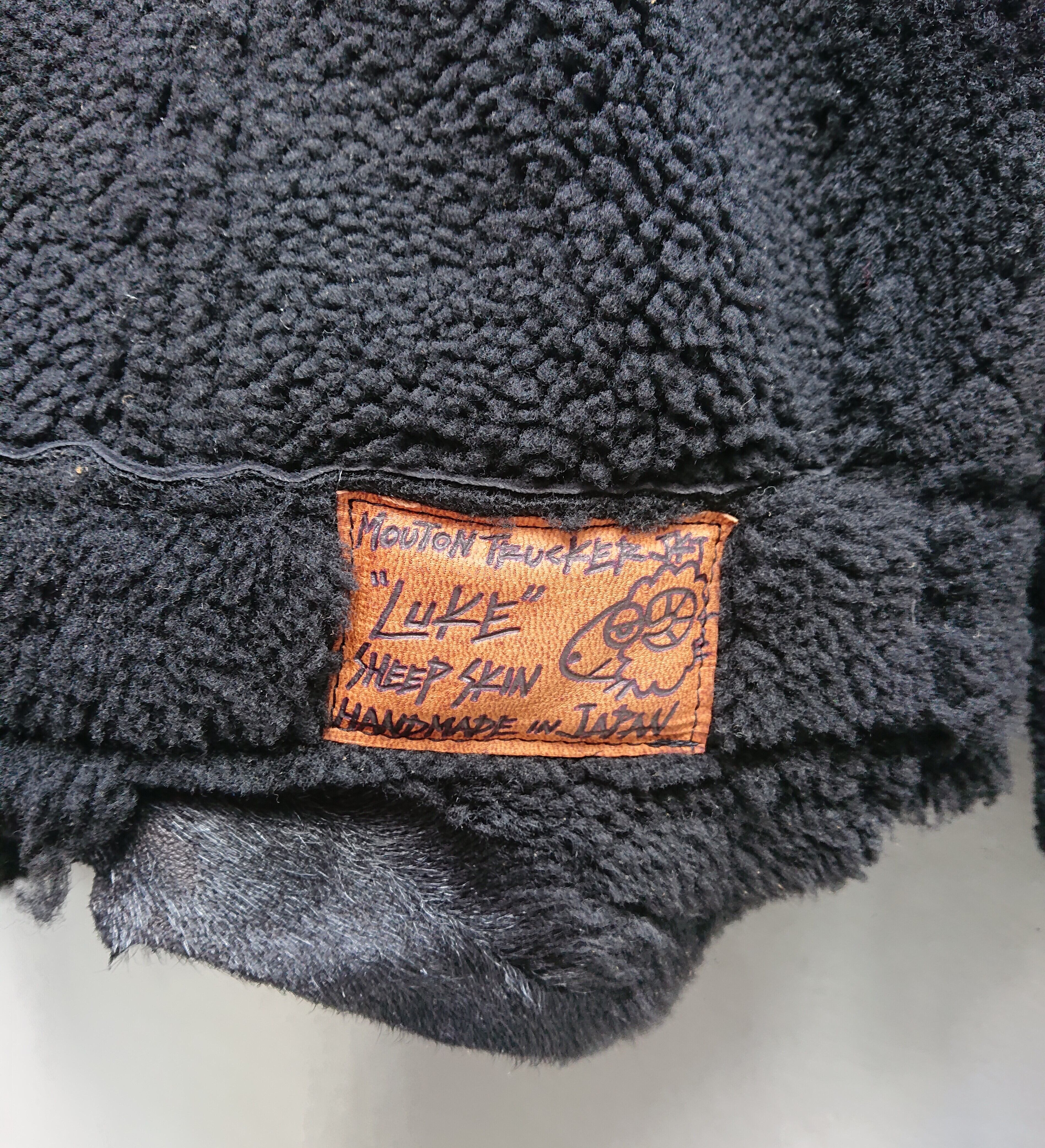 GOODKARMA DEVELOPMENT MOUTON TRUCKER JACKET 