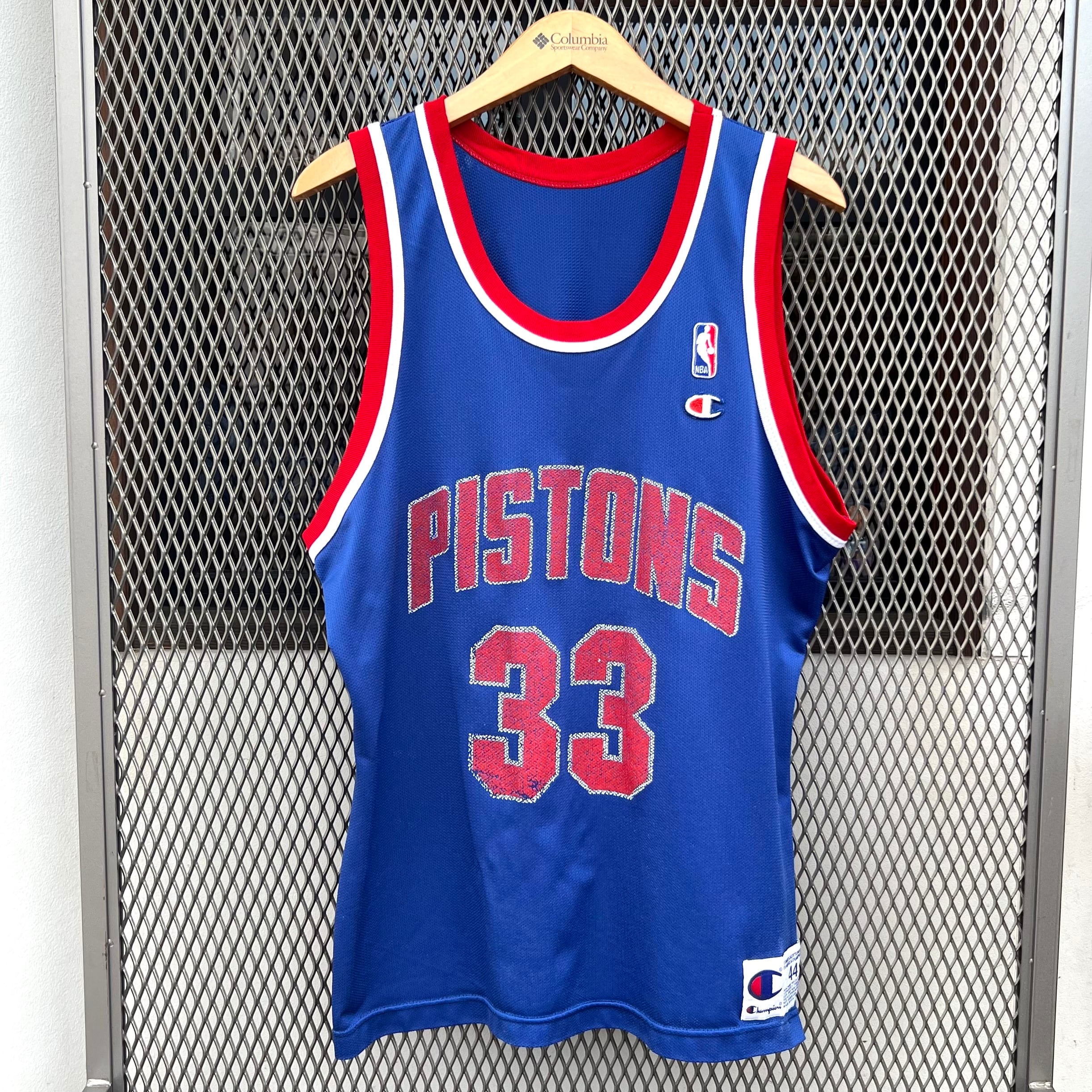 USED】90s Champion NBA Detroit Pistons 
