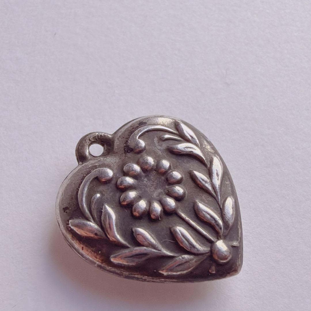 【J364】10s -40s ひまわり 月桂樹 スウィートハートジュエリー ヴィンテージ チャーム