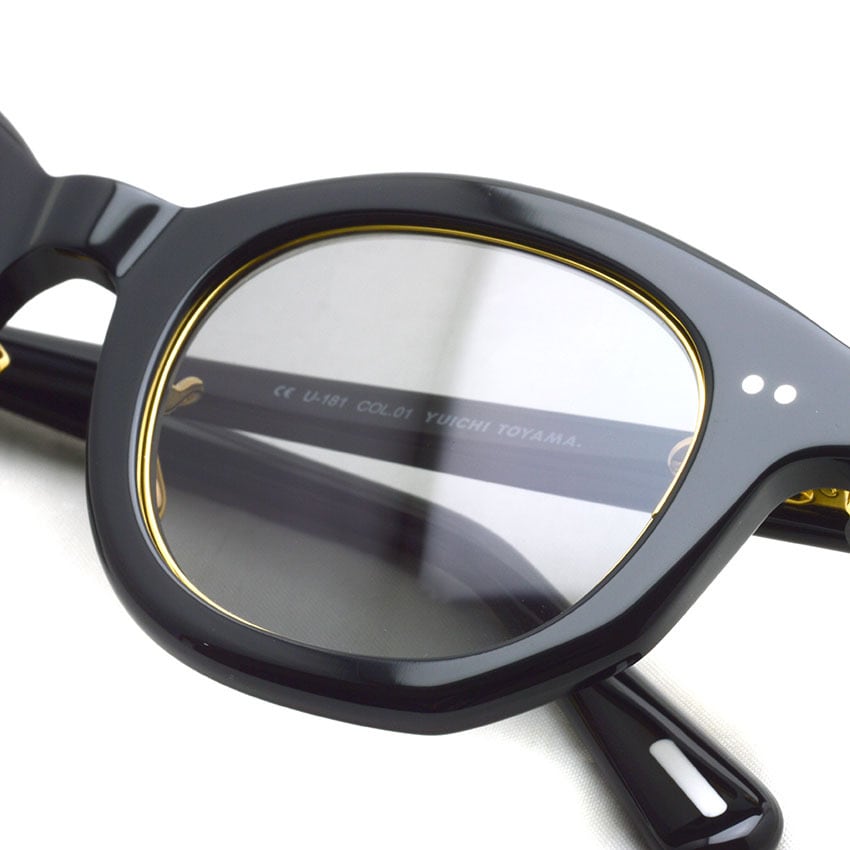 YUICHI TOYAMA / U-181 YYZ / SG 01 Black/Gold - Gray lenses