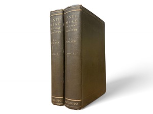 【SCT010】【FIRST EDITION】Anti Mias :An Essay in Isometry , complete set in 2 volumes(1910) / Richard Johnson Walker
