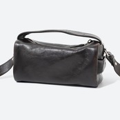 PRADA ナッパレザー ショルダーバッグ ダークブラウン