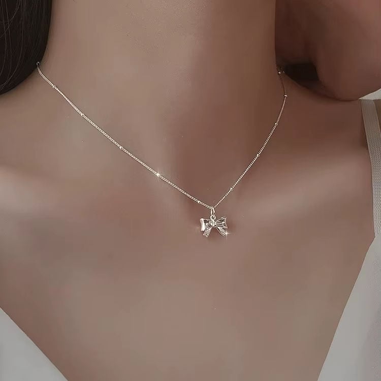 Étoile Bow Necklace(エトワールボウネックレス)