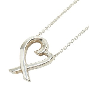 ティファニー ラビングハート ネックレス SV925 シルバー レディース TIFFANY&Co. 【中古】