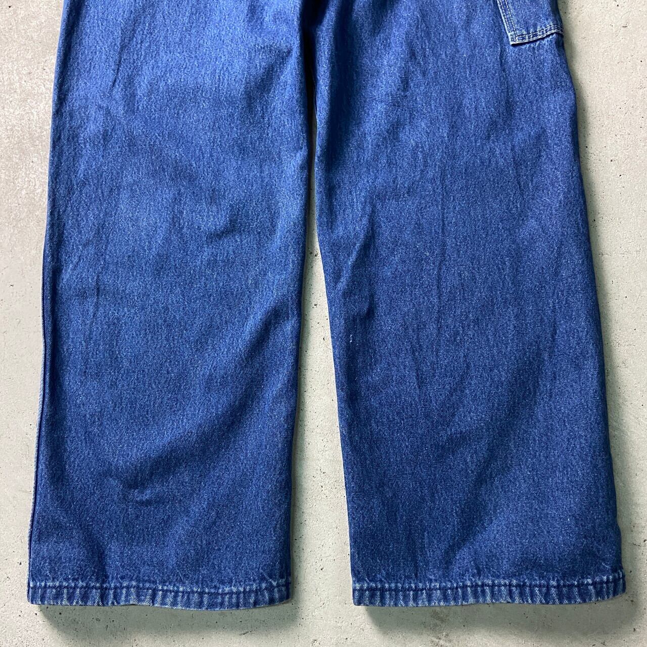 90年代 Dickies USA製 ディッキーズ デニム オーバーオール メンズW32