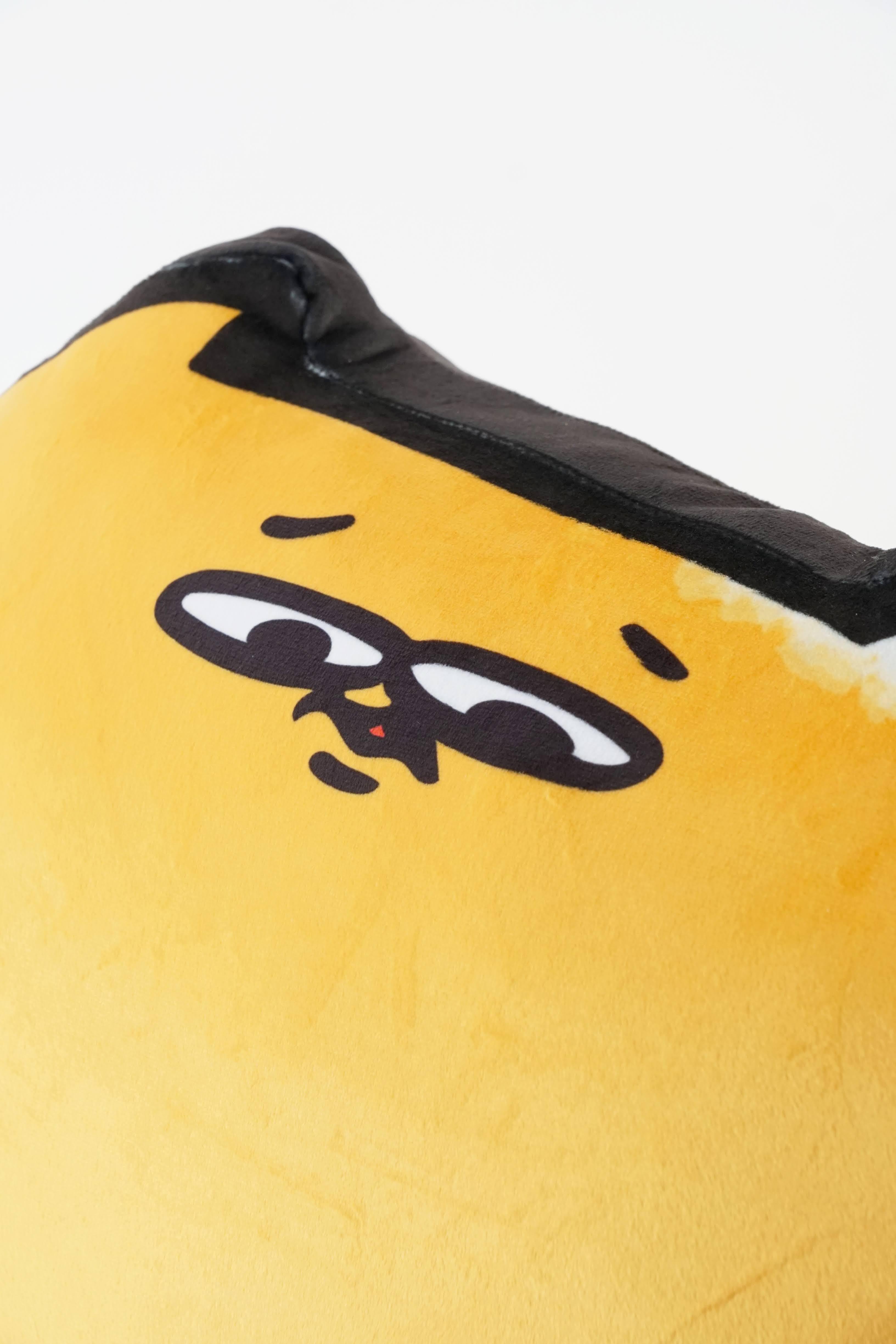 人生なめてりゅ ふくよかダイカットクッション | うんたた商会