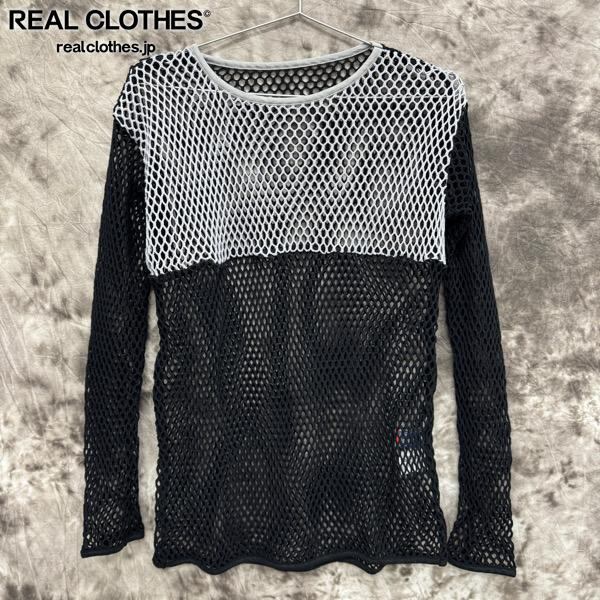 トップス blackmeans 2tone Mesh Long Sleeve Shirts blackmeans 2tone Mesh Long Sleeve Shirts