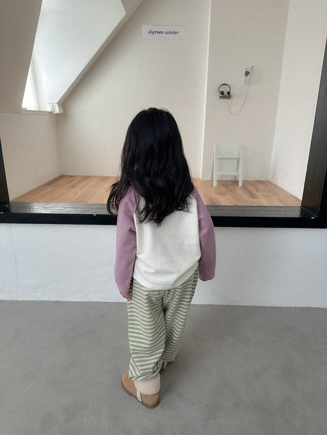 〖取寄〗韓国子供服 / 26winter / Digreen / チェリーストライプジョガーパンツ / キッズ / 冬服 *S~2XL*