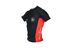 Ranked Rash Guard - Black (Short Sleeve)