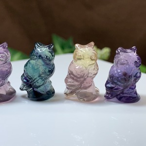 4.可愛い家族･小さいフローライトふくろう