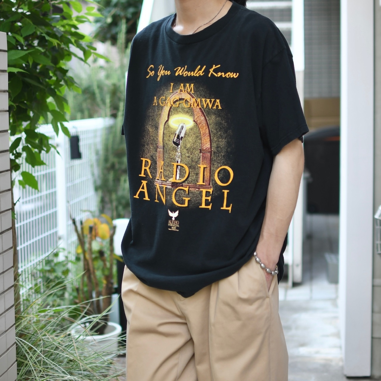 RADIO ANGLE print tee