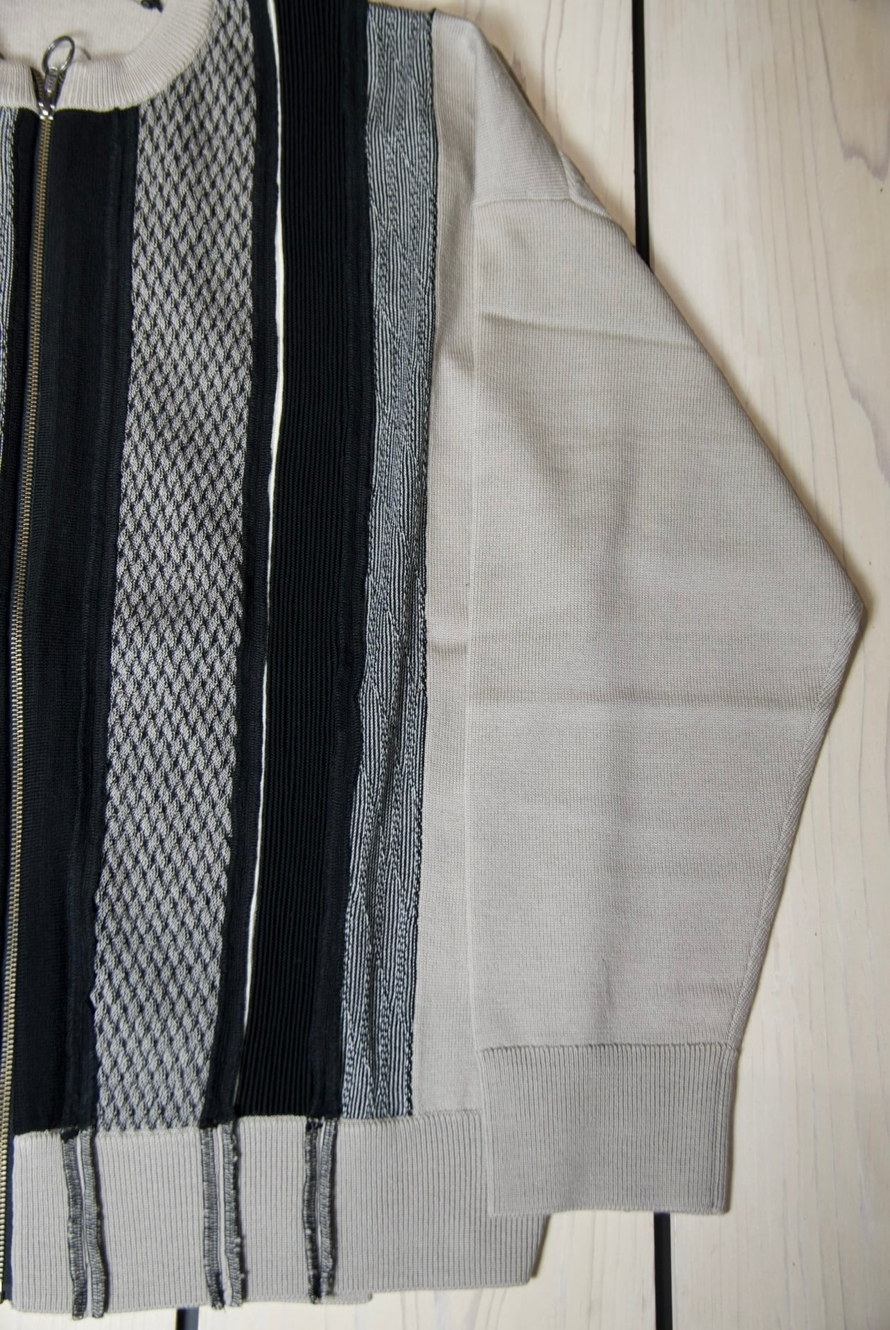 25AW】MARTINE ROSE マーティンローズ / MULTI STRIPE ZIP UP