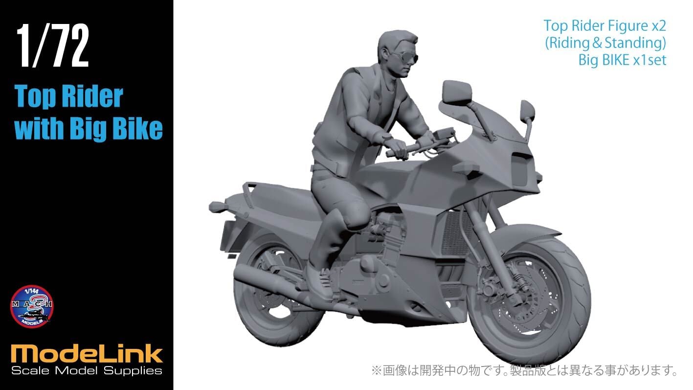 1/72 トップライダー バイク＆フィギュア2体 set | modelink