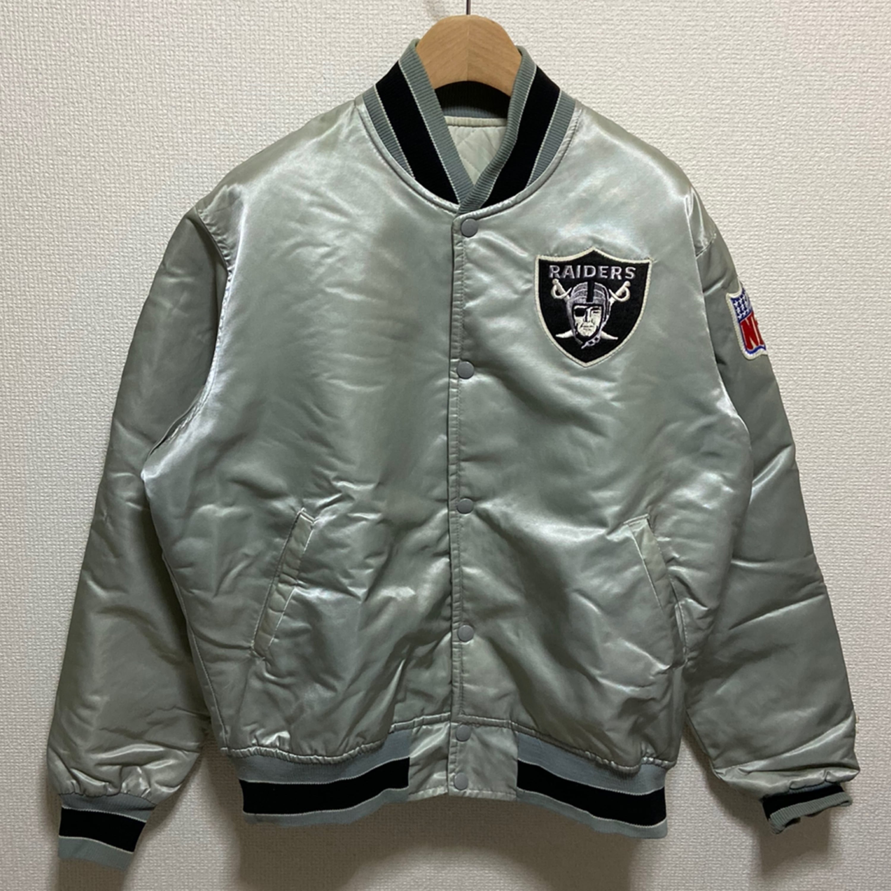 STARTER スターター NFL レイダース 90s ヴィンテージ 中綿 スタジャン 