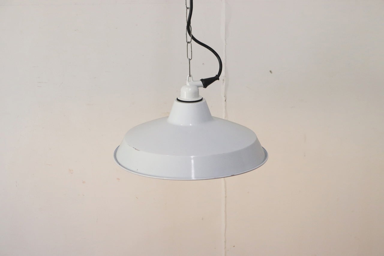 ヴィンテージ 琺瑯 照明 ホーローペンダントライト ランプ 吊り下げ