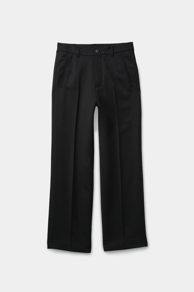 [COOR] Wool Blend Straight Leg Trousers (Black) 正規品 韓国ブランド 韓国通販 韓国代行 韓国ファッション クール クーア クアー 日本 店舗