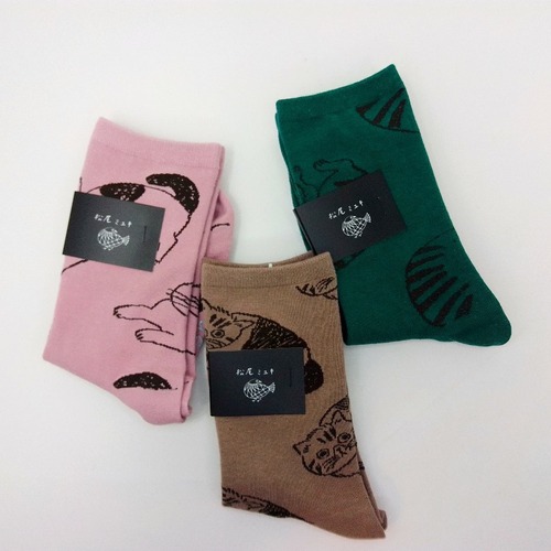 【松尾ミユキ】Matsuo　Miyuki　G.M.S　Cat　socks