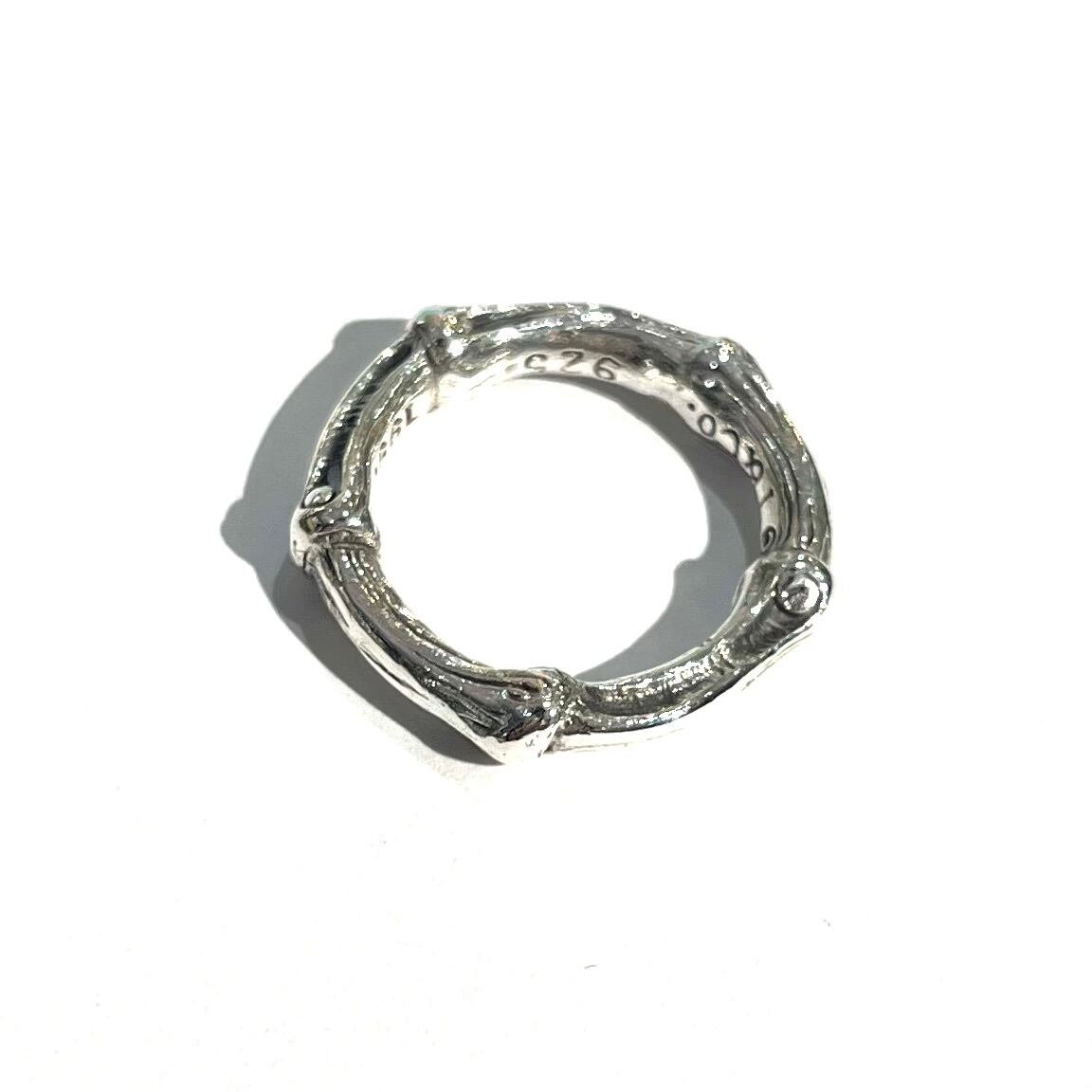 TIFFANY&CO.】2065 TIFFANY &CO バンブーリング 14-15号／シルバー925
