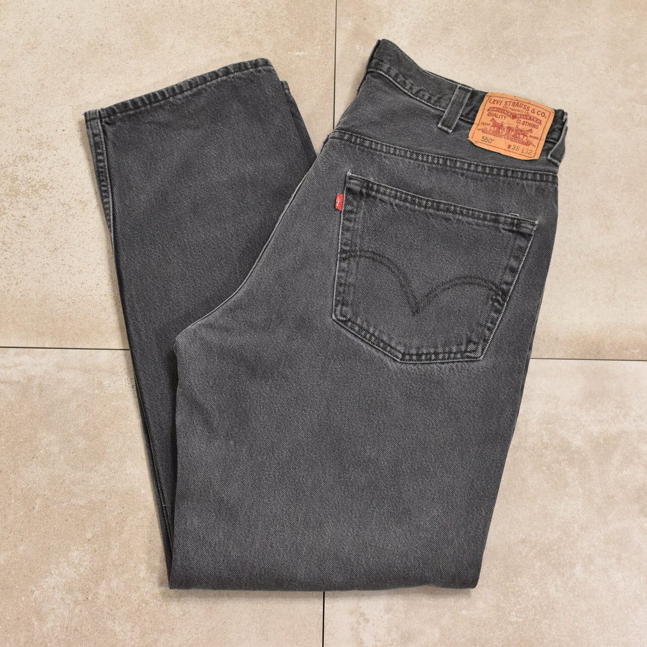 LEVI’S550 BLACK Made in USA 90s