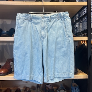 RALPH LAUREN CHAMBRAY SHORTS W32