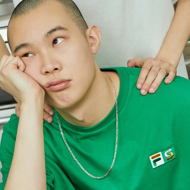 [FILA X SUBWAY] EGGMAYO T-shirts green 正規品 韓国 ブランド 半袖 T-シャツ