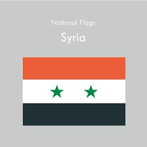 国旗ステッカー　シリア