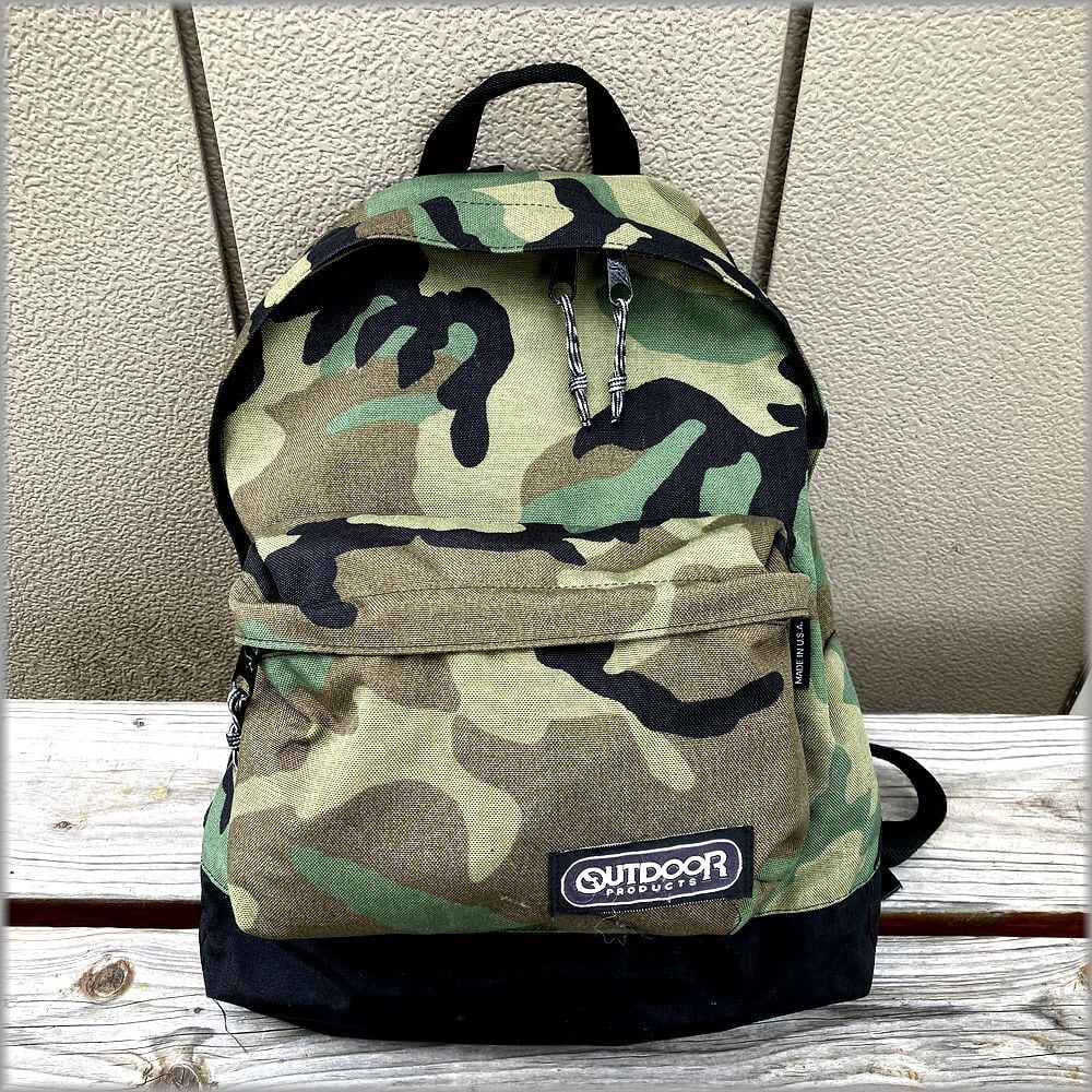 ☆OUTDOOR PRODUCTS アウトドアプロダクツ 90s USA製 リュック 迷彩