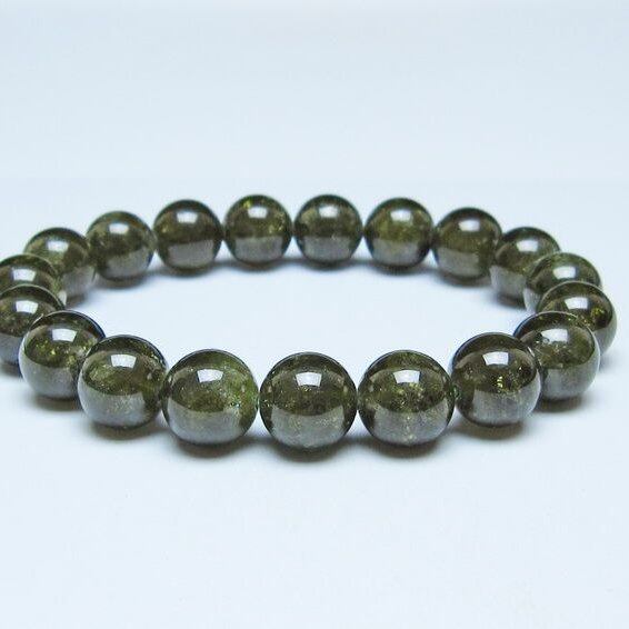 ツァボライト ブレスレット 11mm 一点物 111-49807