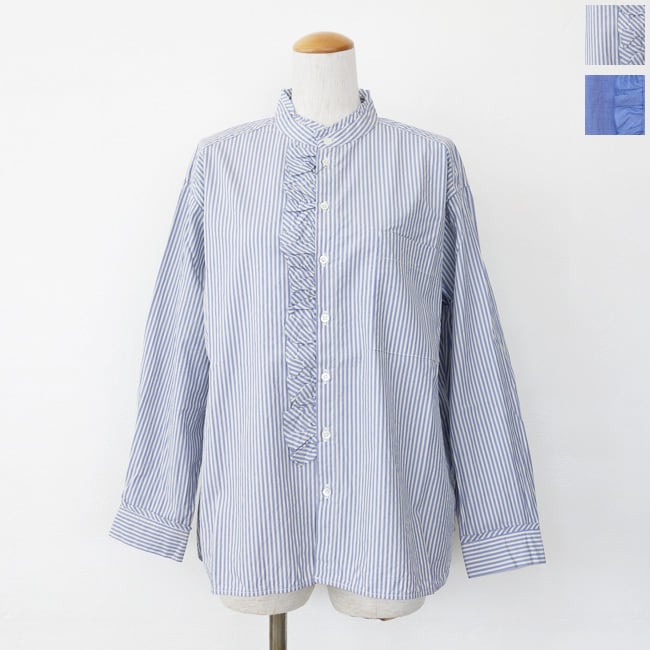 NOUVELLES DU PARADIS (ヌーベル ドゥ パラディ) ブラウス フリルアレンジ 長袖 PB26114