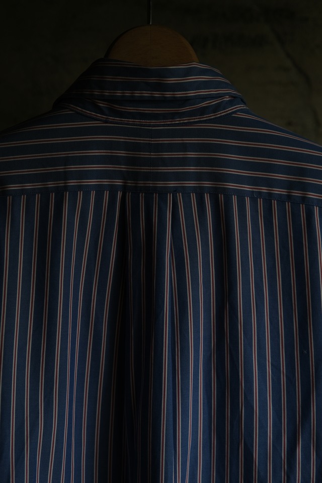 Utah／"Ralph Lauren" CUSTOM FIT stripe shirt／blue
