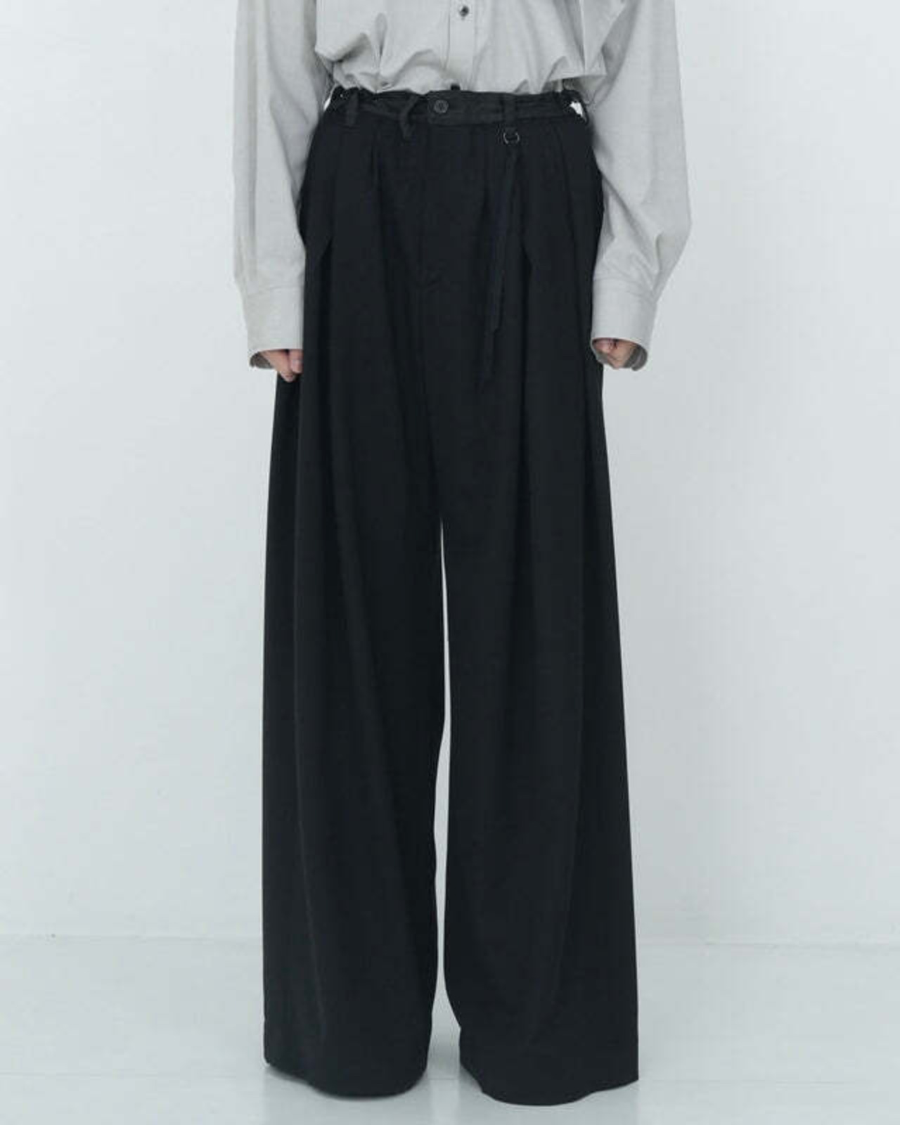 【26AW】Tamme タム / 4-TUCK WIDE SLACKS - 4
