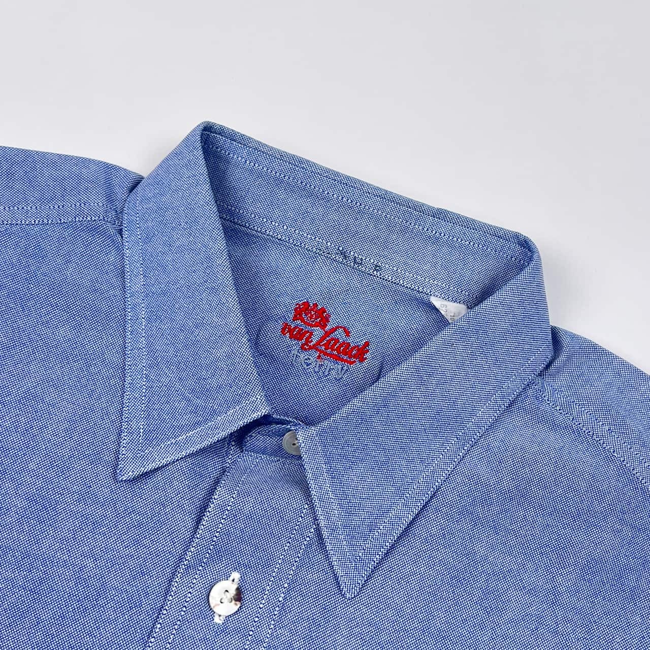 van laack ヴァンラーク オックスフォード 長袖シャツ /ブルー メンズ