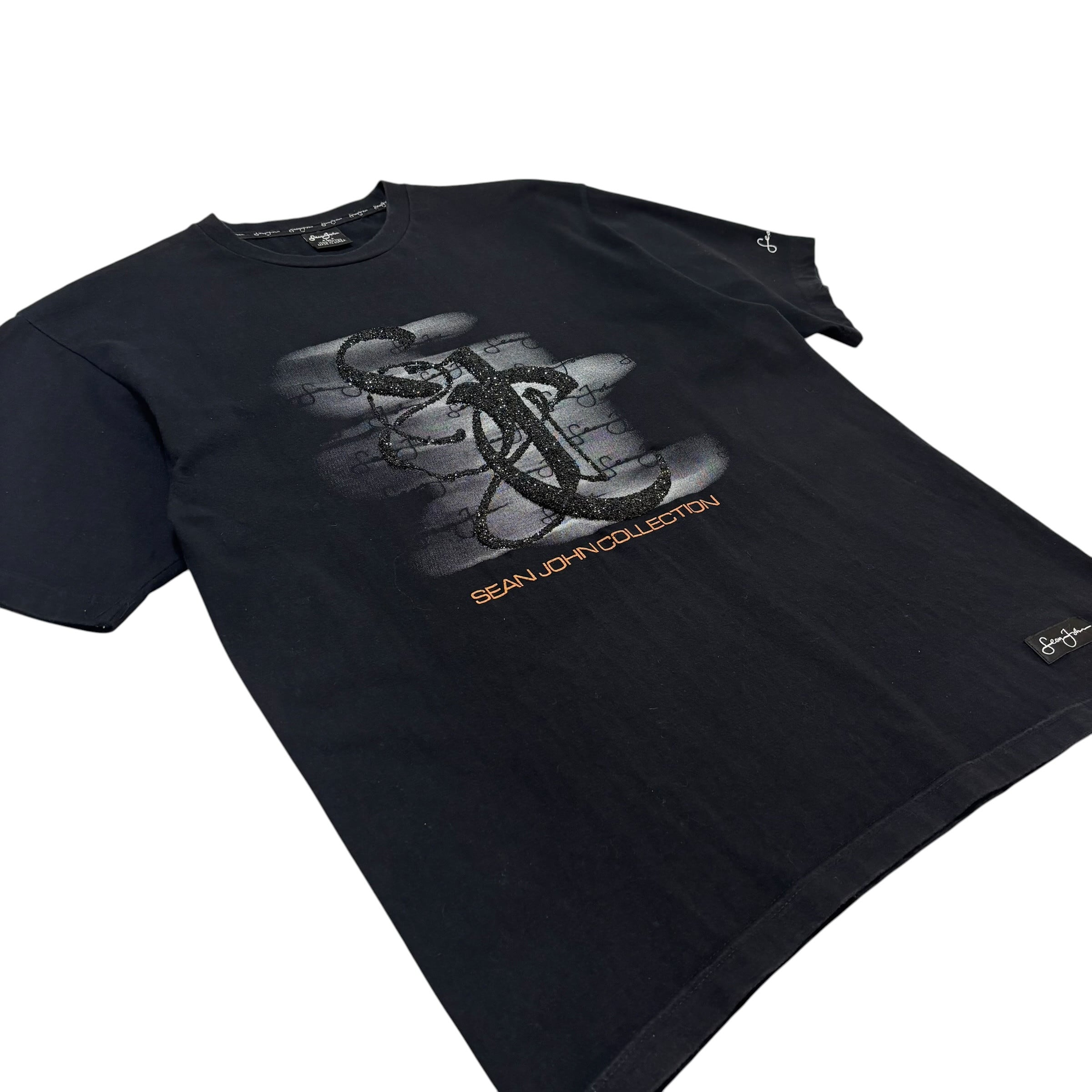 古着 ショーンジョン SEAN JOHN 半袖 Tシャツ クリーニング済み 装飾