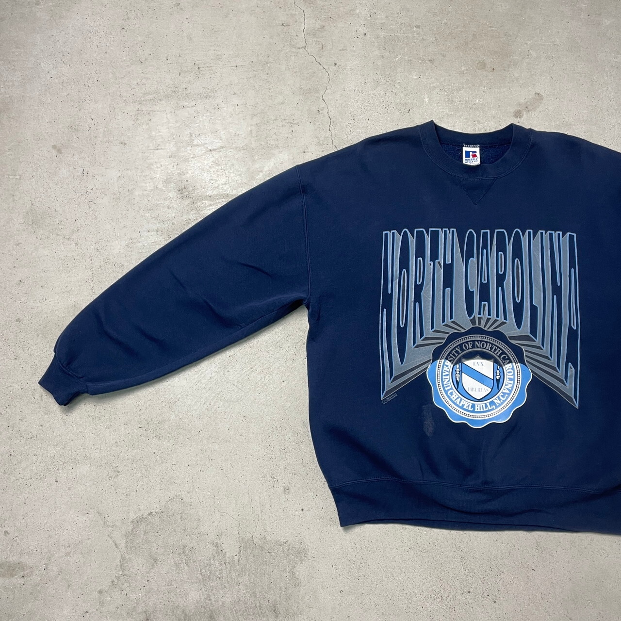 90年代 USA製 RUSSELL ATHLETIC ラッセル NORTH CAROLINA カレッジ 