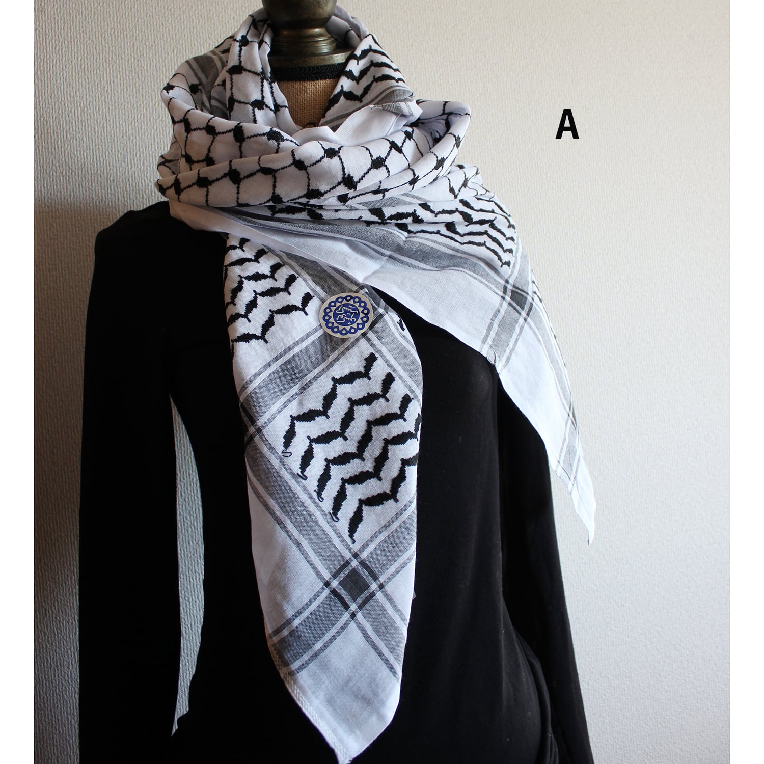 パレスチナ刺繍入りストール パレスチナ刺繍入りストール 【公式通販】