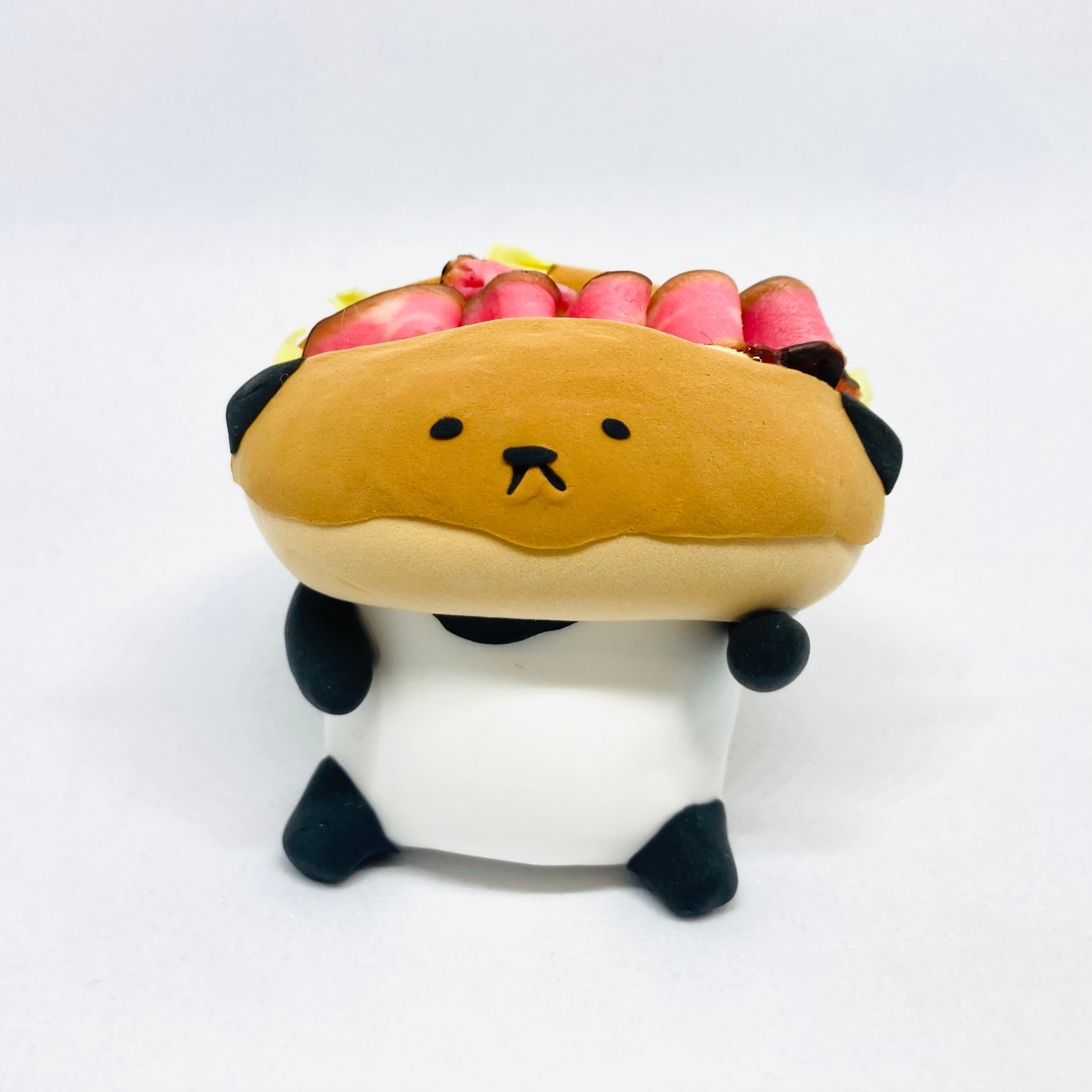 ローストビーフコッペパンダ / 紙粘土 / カトコト