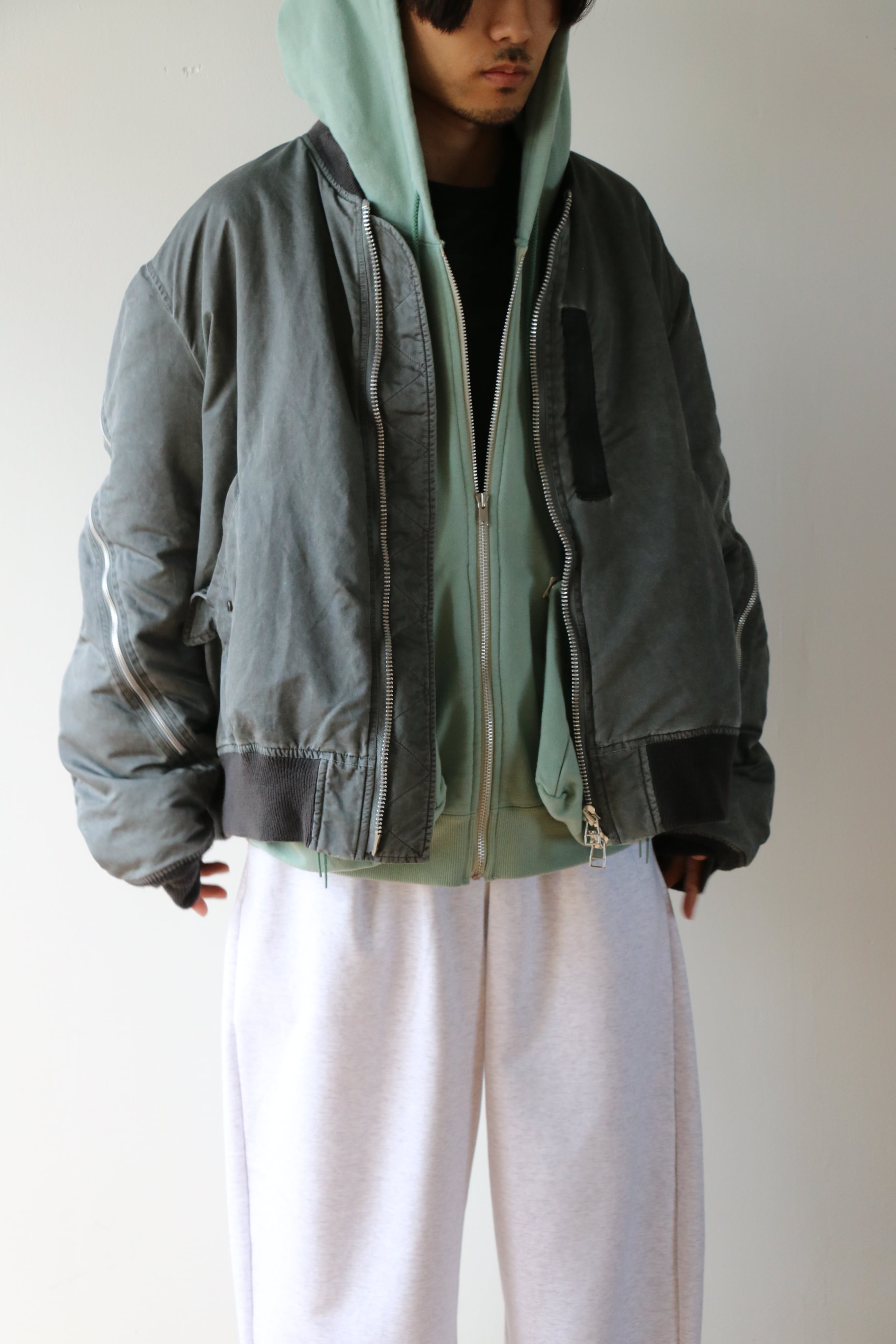 ROTOL -GRAINSTO BOMBER BLOUSON- / R25AWONY08G / ロトル ボンバー
