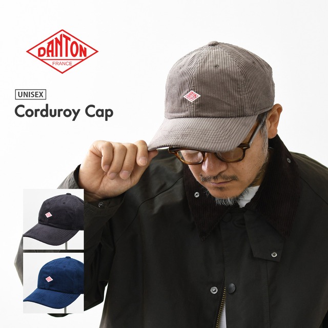 DANTON [ダントン] Corduroy Cap [DT-H0227CDU] コーデュロイキャップ・あったかキャップ・冬小物・６パネルキャップ・LADY'S / MEN'S [2026AW]