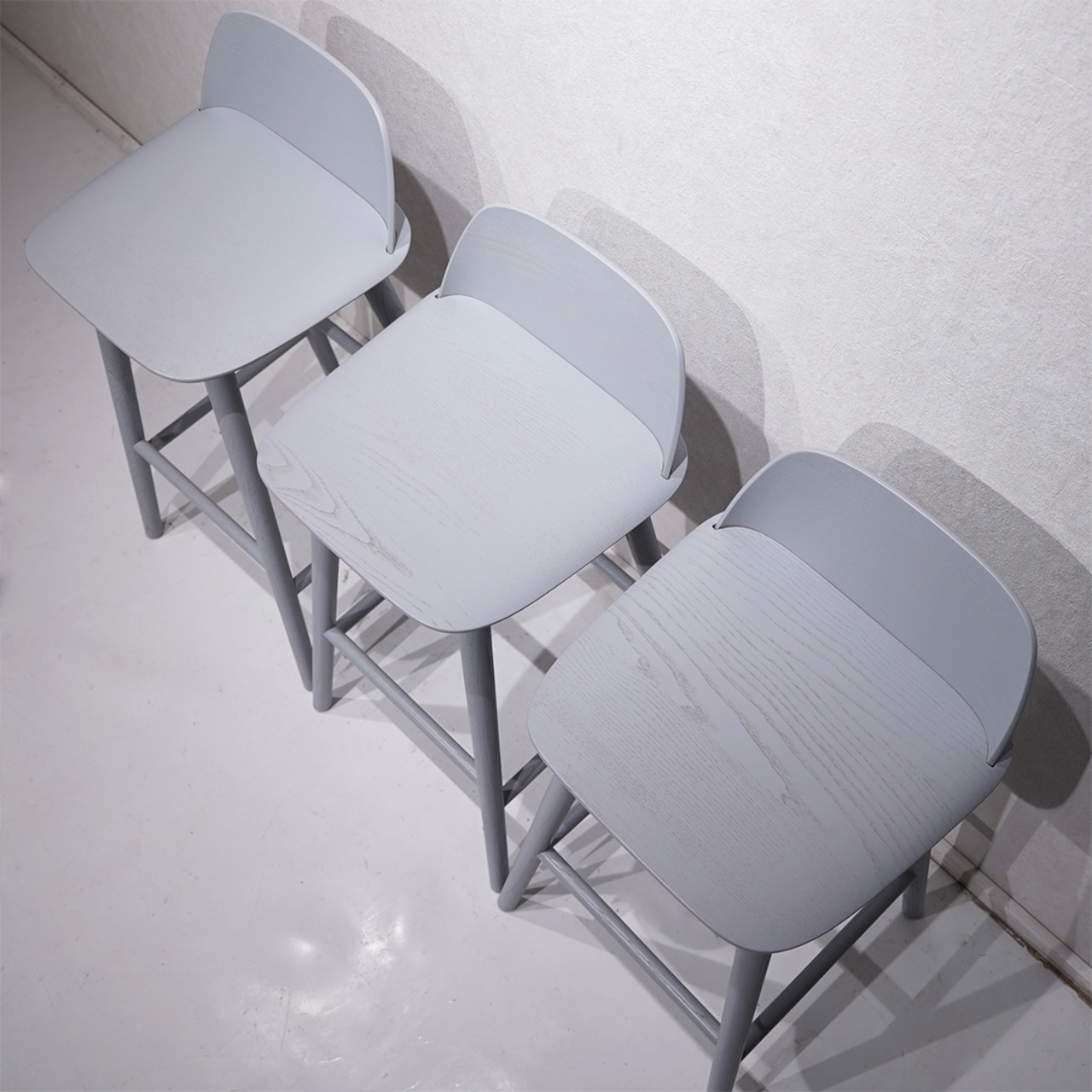 Muuto Nerd Bar Stool / 北欧 デンマーク David Geckeler デザイナーズ チェア モダン ナード バースツール ムート ハイチェア / 関連:HAY
