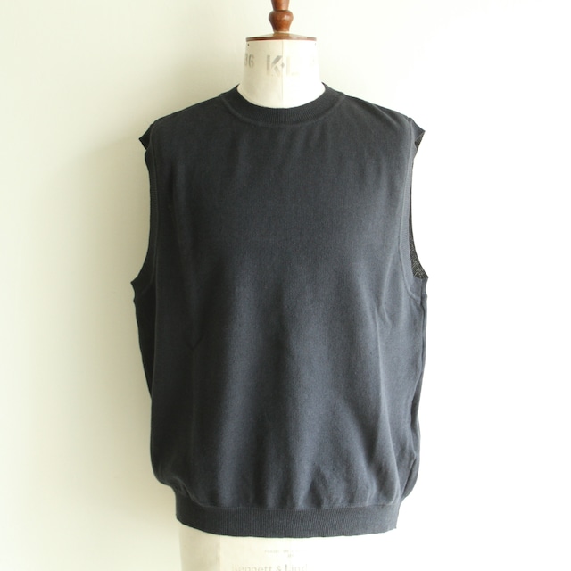 STILL BY HAND【 mens 】shallow v neck swater