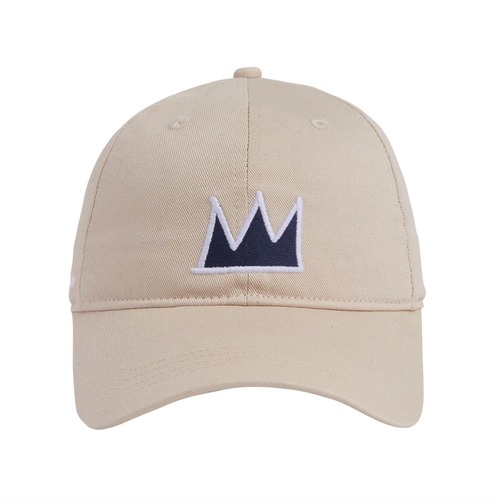Basquiat Crown Baseball Cap, Off-White (Stone)