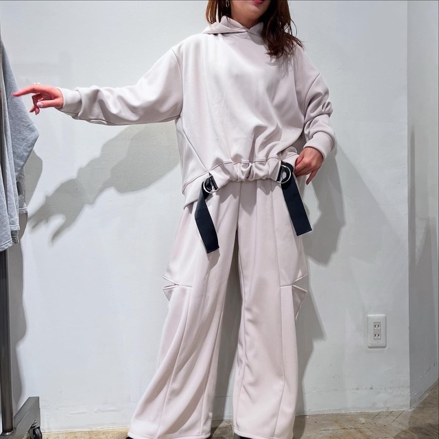 トラノイ  TRANOI 2way hoodie tops